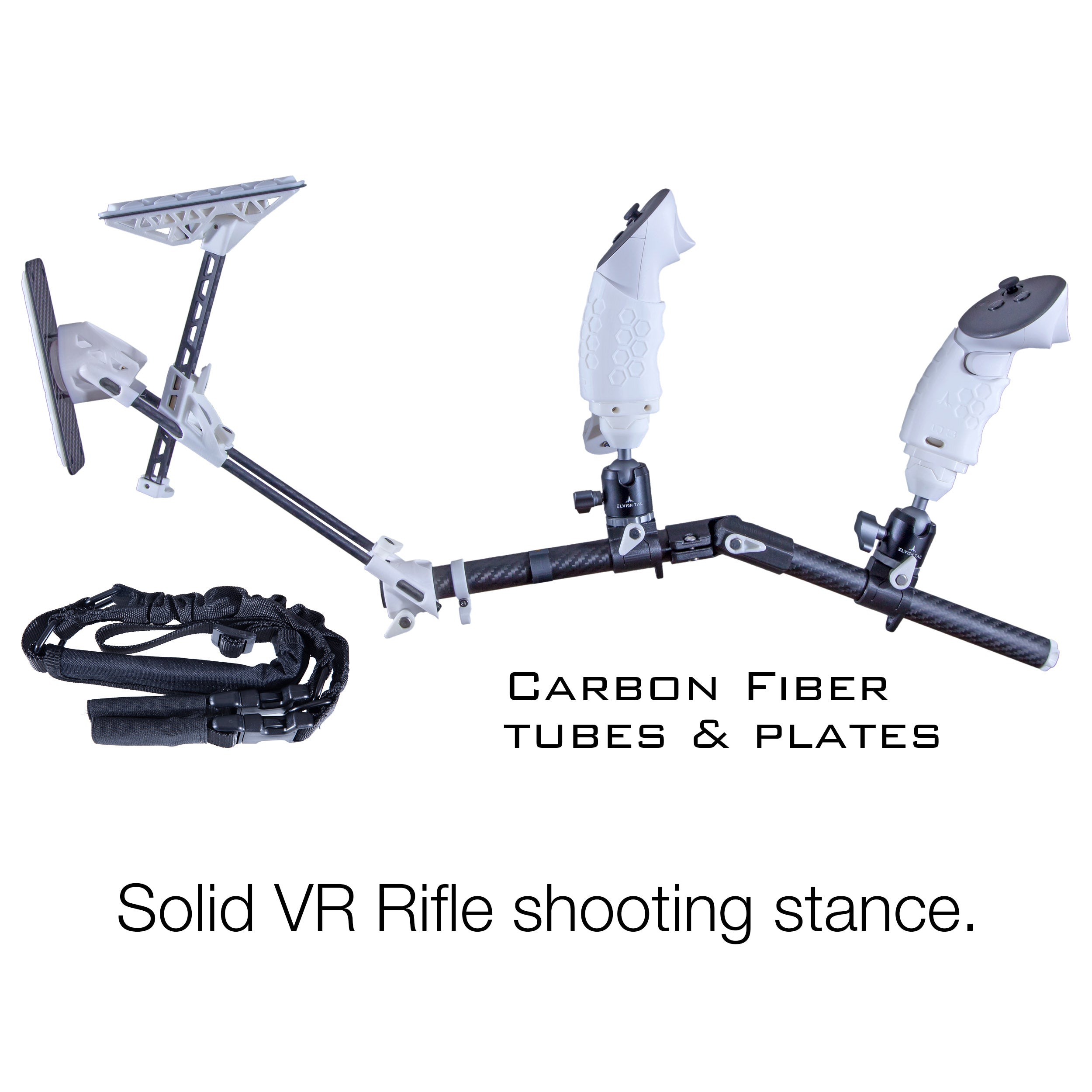 VRX-15 VR Gunstock Magnetic Rifle Stock Pistol Adapter for Quest 3 / 3S / 2 / Pro